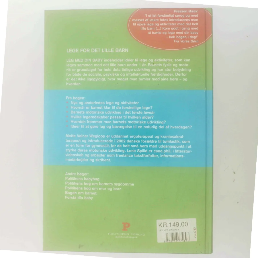 Leg med din baby (Bog)