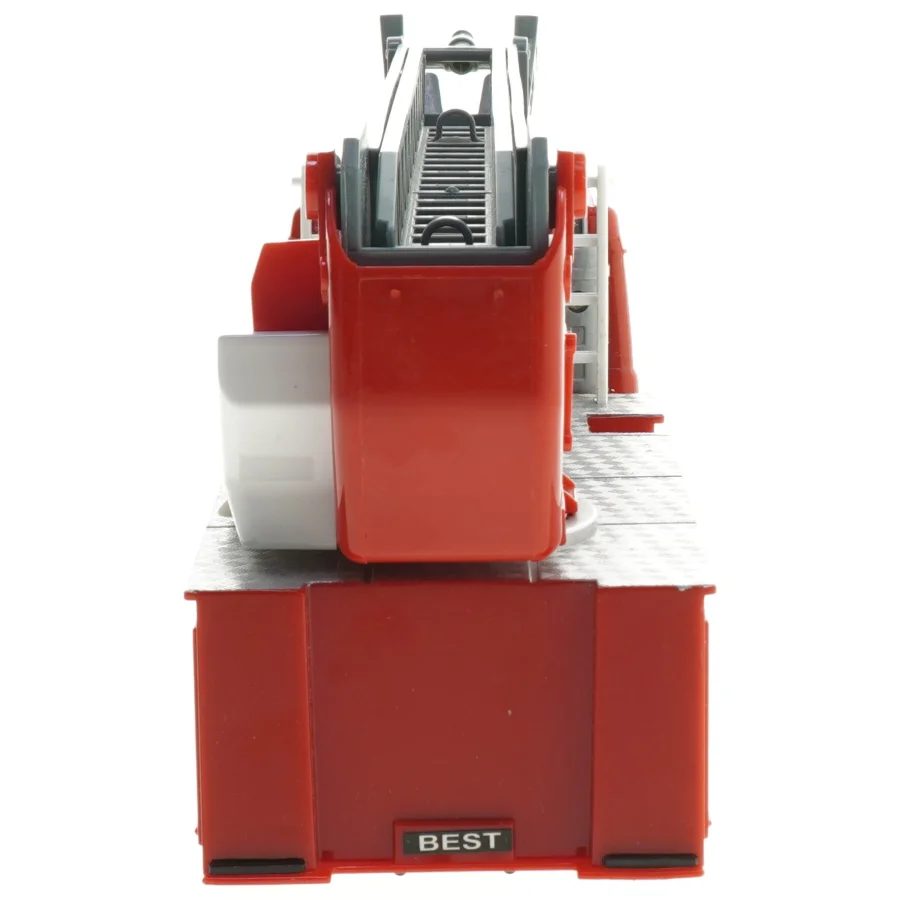 Model brandbil med stige (str. 14x27x9 cm)