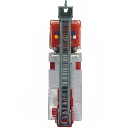 Model brandbil med stige (str. 14x27x9 cm)