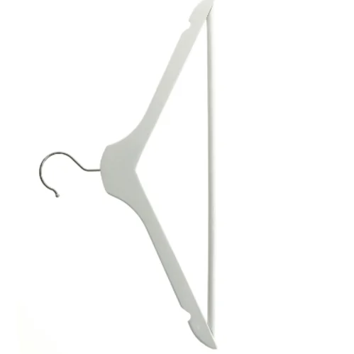 Bøjlesæt med 5 hvide bøjler (str. 43 cm. 5 stykker)