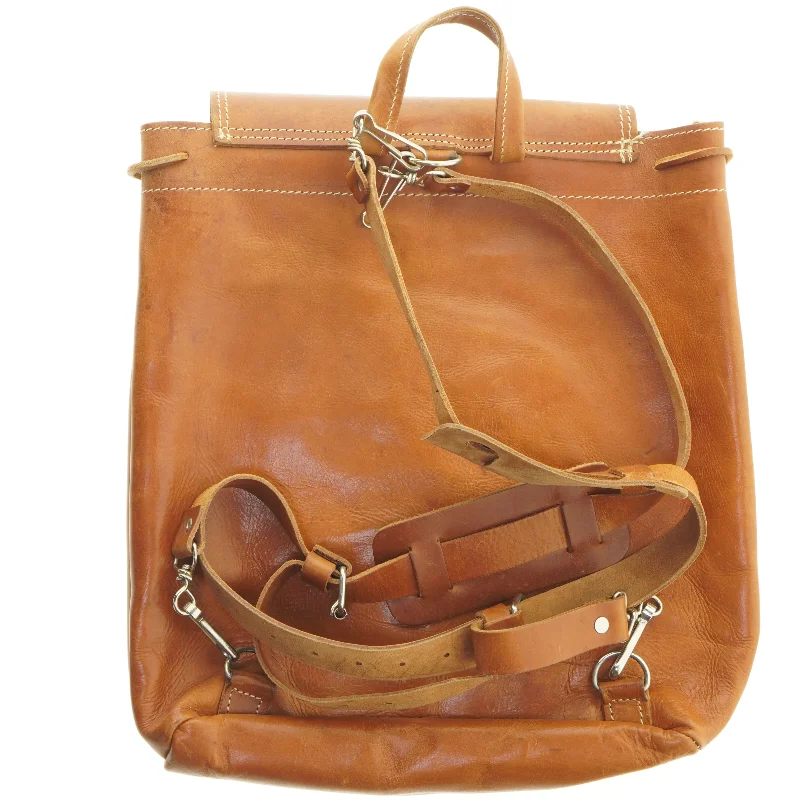 Læderrygsæk (str. 35x40 cm)