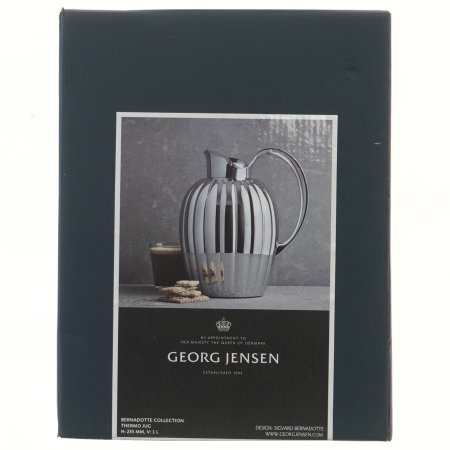 Georg Jensen termokande 1l, Bernadotte Collection fra Georg Jensen (str. 23 cm)