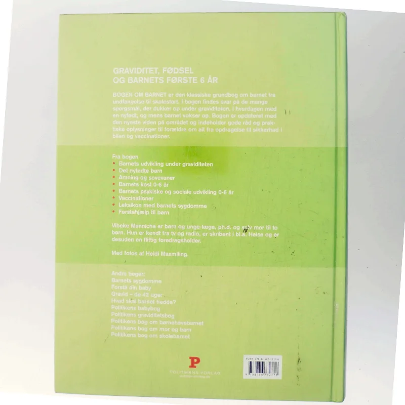 Bogen om barnet af Vibeke Manniche (Bog)