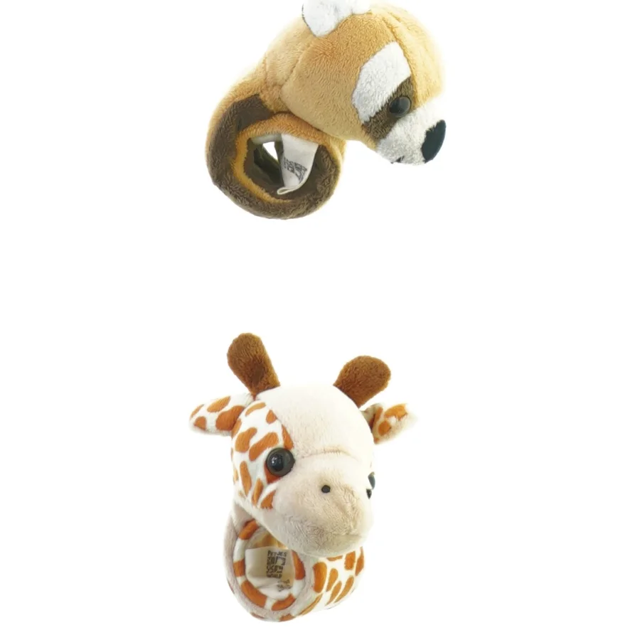 Plysarmbånd med dyr fra Petjes