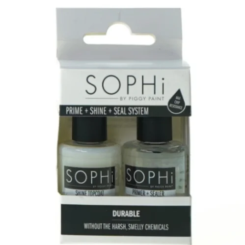 SOPHi Basecoat og topcoat - vandbaseret, lugtfri, Eco-friendly