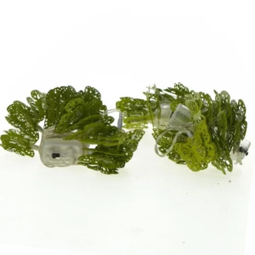 Tre lyskæder med sommerfugle (længde pr. stk. 130 cm)