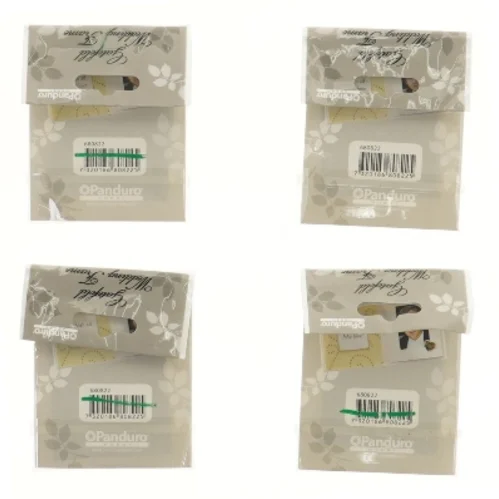 Fire gatefold bryllupsrammer fra Panduro (str. 7x5,5 cm)