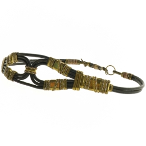 Læderbælte (str. 86 x 6 cm)