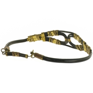 Læderbælte (str. 86 x 6 cm)