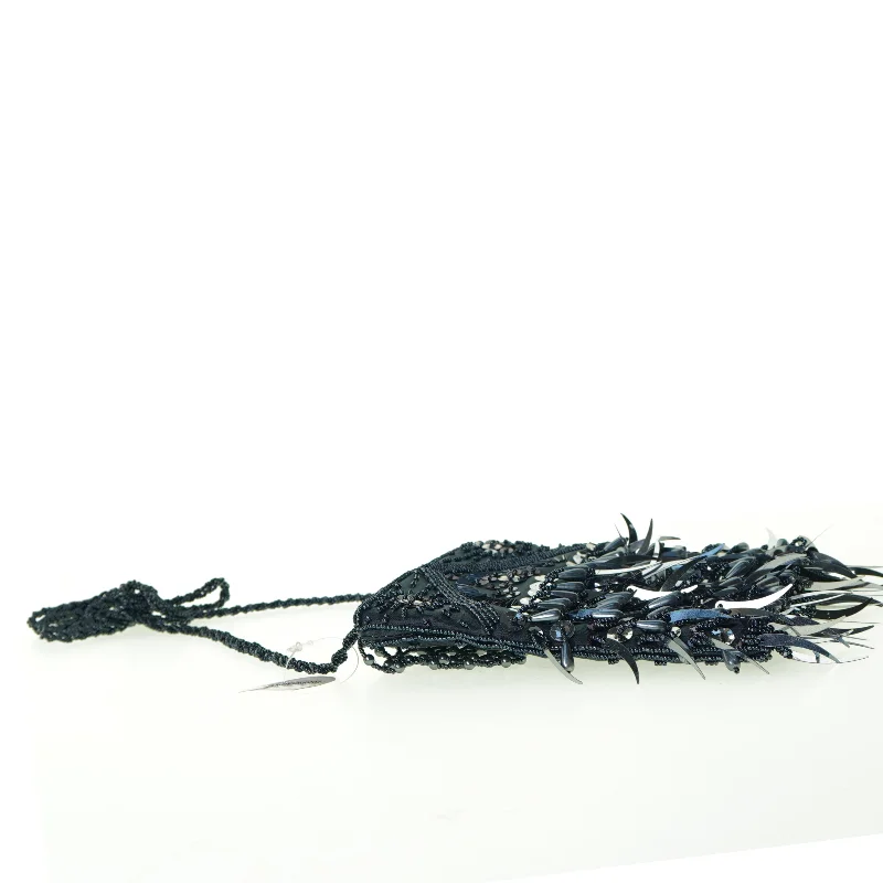 Selskabstaske med perler og pailletter