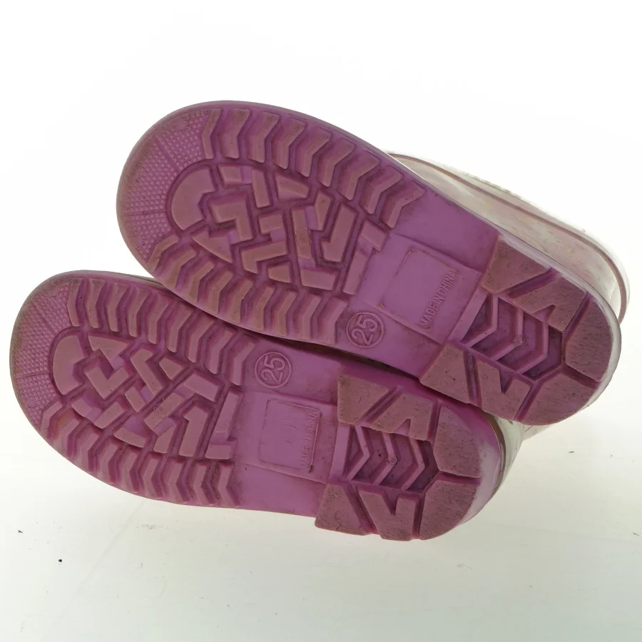 Børnegummistøvler med enhjørninge og regnbuemotiv (str. 25 )