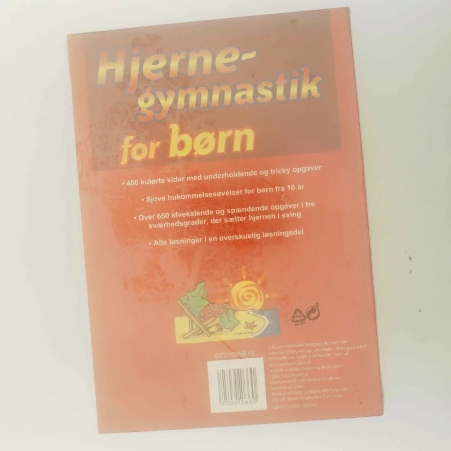 Stor opgavebog med sjov hjernegymnastik for børn af Allène Gohlhofter (Bog)