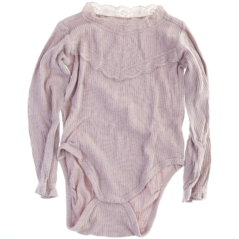 Pakke med fem langærmede bodies str. 86