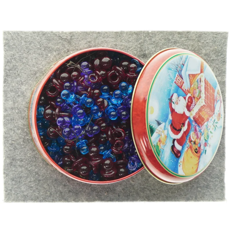 Stort parti plastic sutter til dekoration