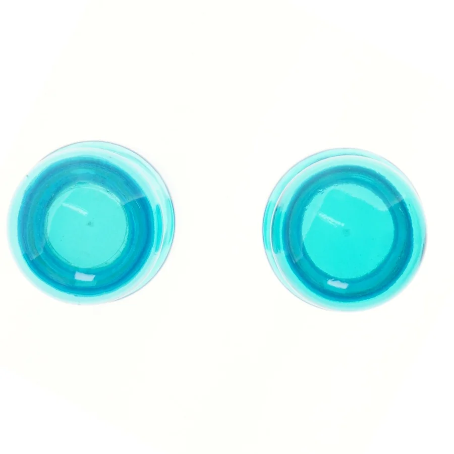 To rurkise apotekerglas med låg)