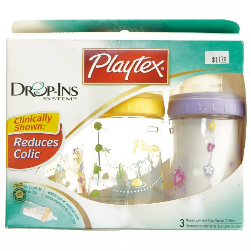 Playtex Drop-Ins babyflasker fra Playtex (str. 19x15 cm)