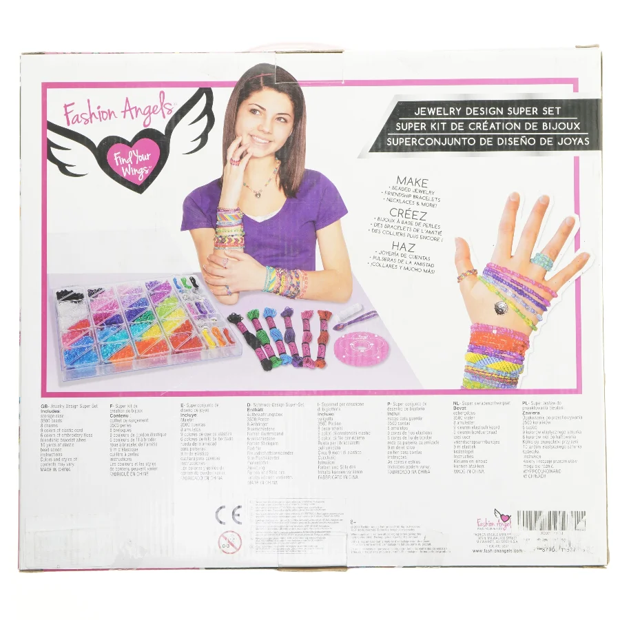 Fashion Angels smykkedesign sæt fra Fashion Angels (str. 43x38 cm)