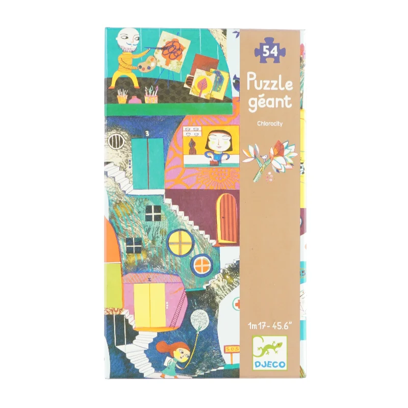 Puslespil med 54 brikker 