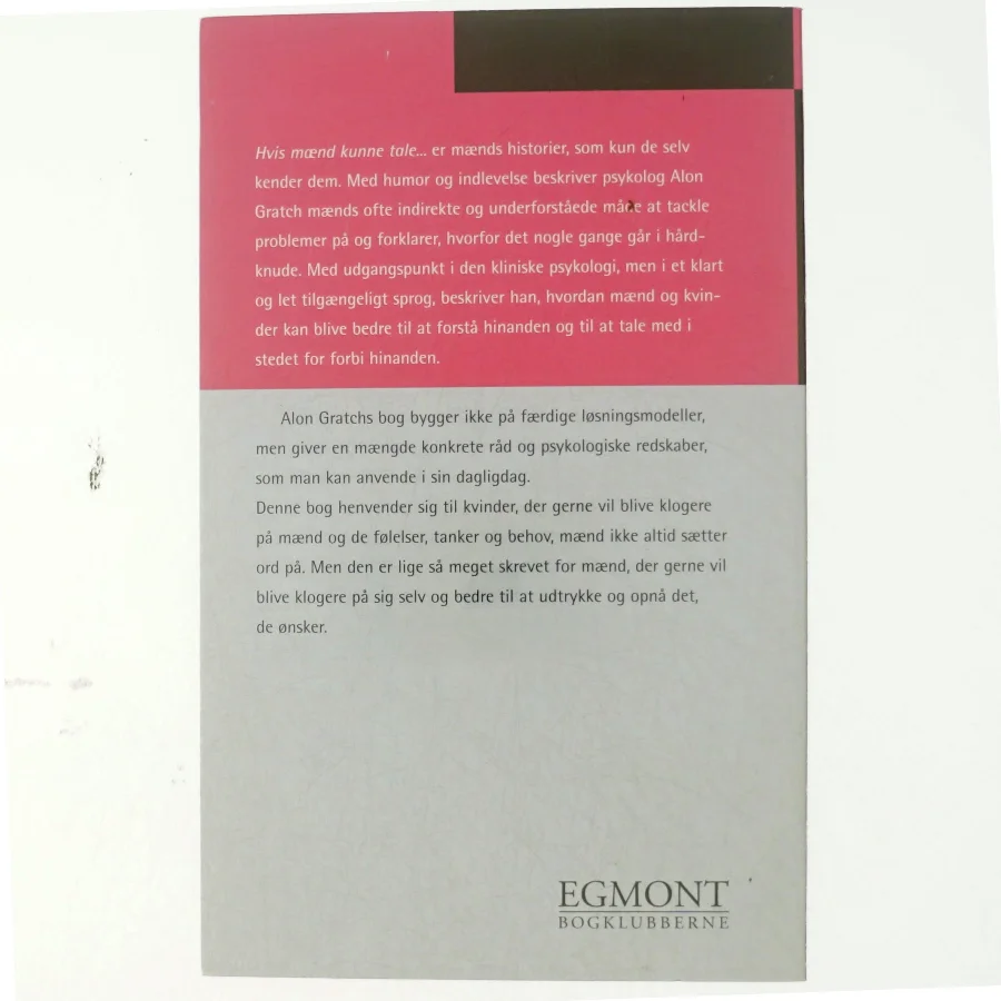Hvis mænd kunne tale af Alon Gratch