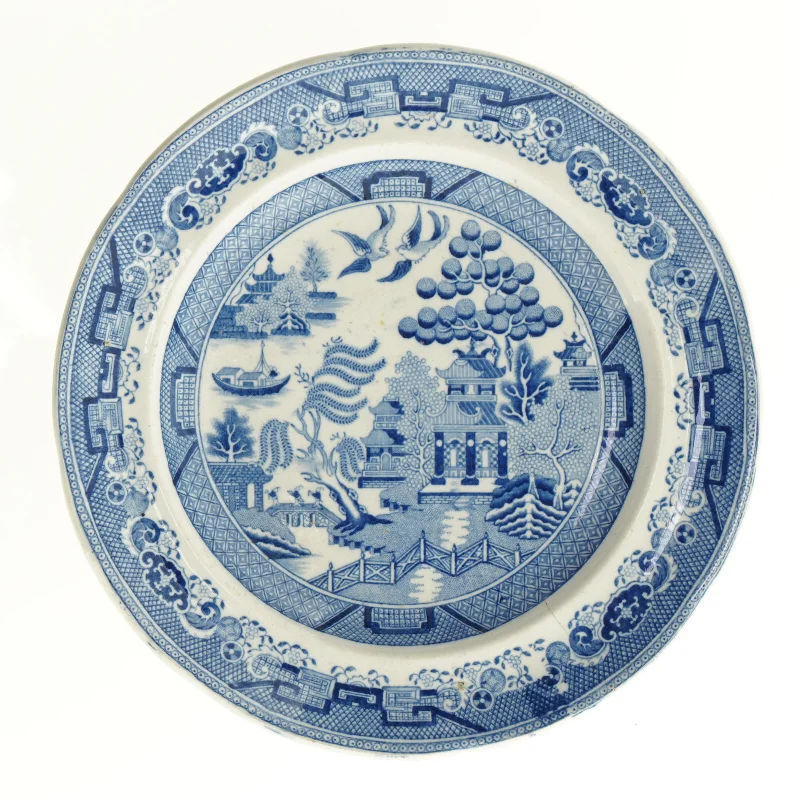 Kinesisk Tallerken (str. 24 x 24 cm)