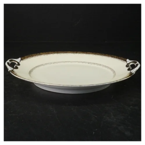 Porcelænsfad med håndtag