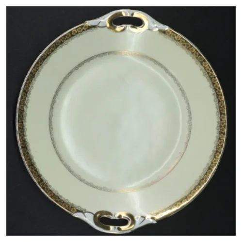 Porcelænsfad med håndtag