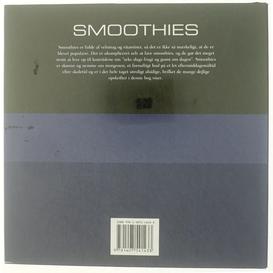 Smoothies : 40 sunde og lækre drinks af Susanna Tee (Bog)