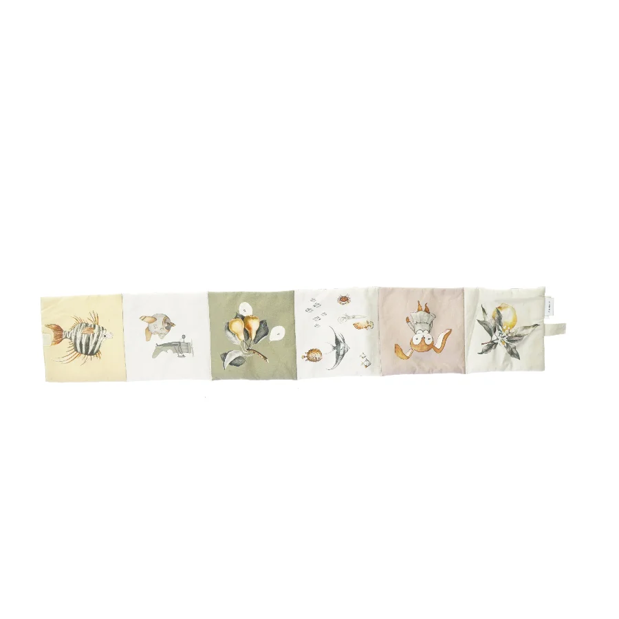 Baby sengerand med billeder fra Named (str. 85 x 15 cm)