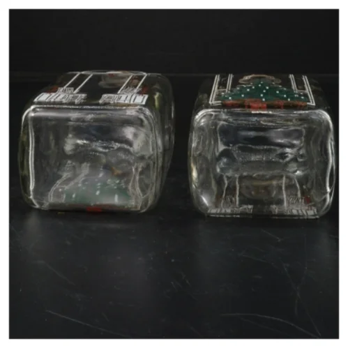 Snapseflasker, jule dekoration (str. 20 cm. 2 styk) fra Holmegaard