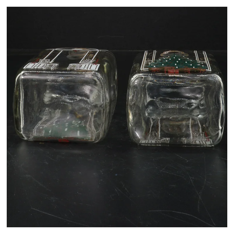 Snapseflasker, jule dekoration (str. 20 cm. 2 styk) fra Holmegaard