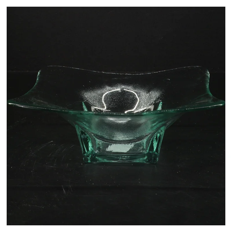 Glas skål, kvadratisk (str. Ø 19 cm)