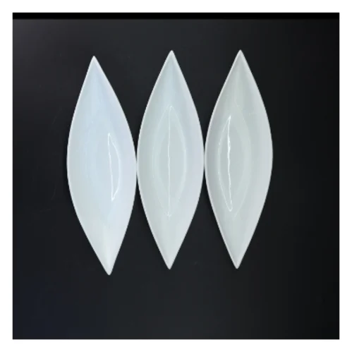 Lange hvide fade fra Calzone (str. 27 cm. 3 styk)