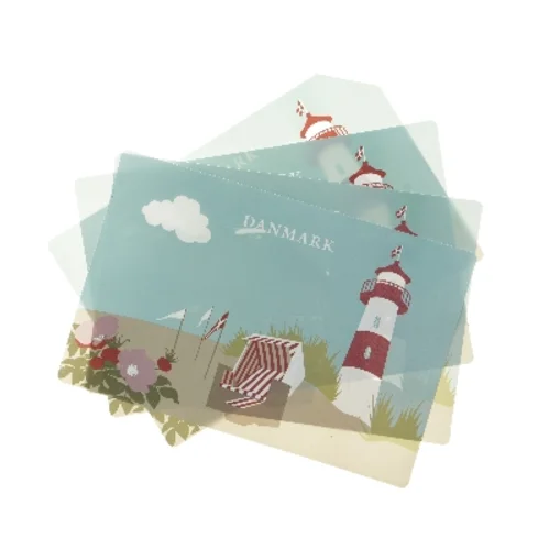 Placemats med Danmark design (str. 28,5x43 cm)