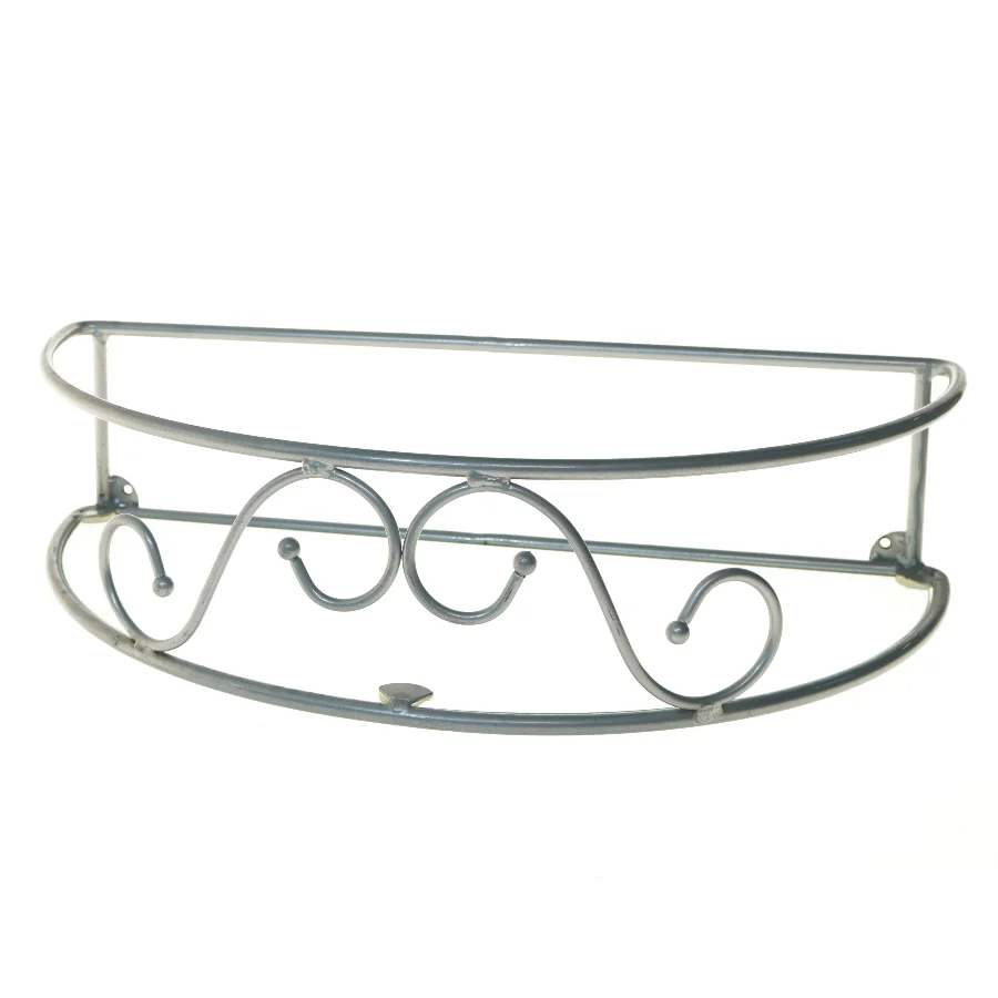 Vægophængt hylde i metal (str. 52x27x13 cm)