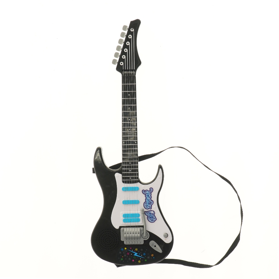 Elektrisk legetøjsguitar (str. 56x19 cm)