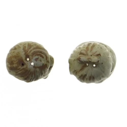 Keramik salt- og pebersæt (str. 9,5 cm)