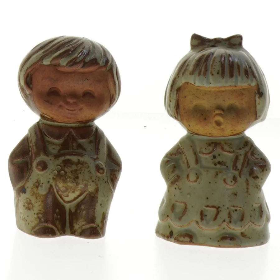 Keramik salt- og pebersæt (str. 9,5 cm)