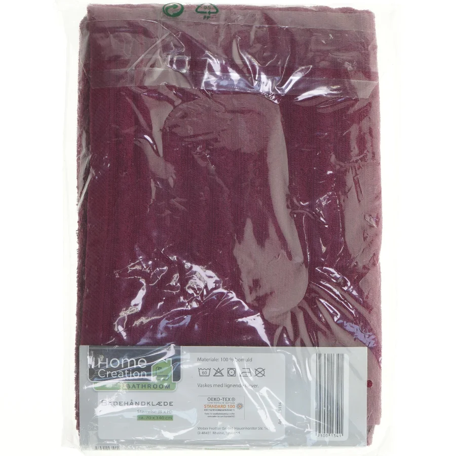 Badehåndklæde fra Home Creation fra Home Creation (str. 70x140 cm)