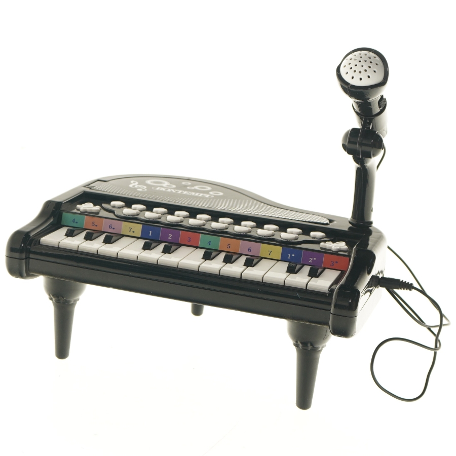 Legetøjs keyboard med mikrofon fra Bontempi (str. 11x22x27,5 cm)