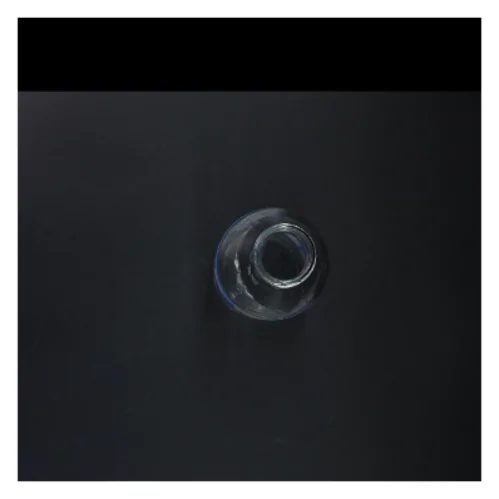 Glasflaske med ko-motiv fra Cerve (str. 26 cm)