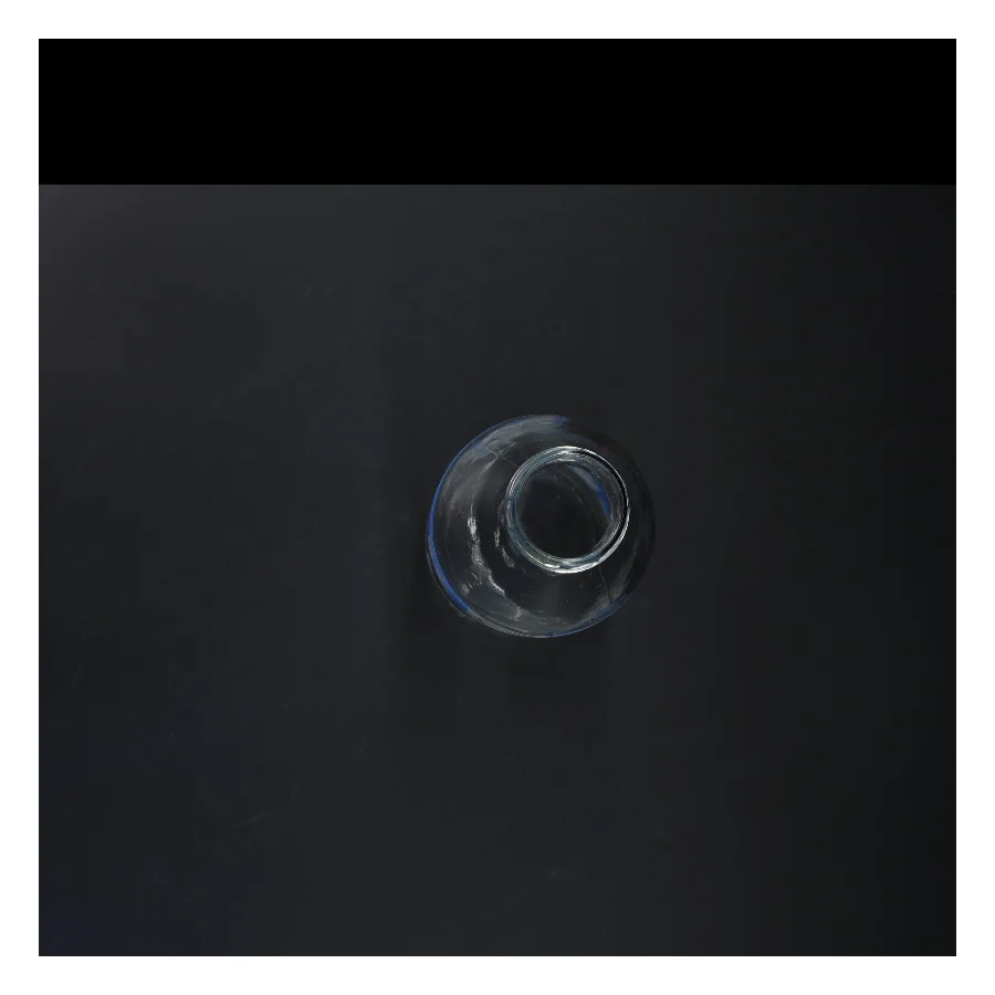 Glasflaske med ko-motiv fra Cerve (str. 26 cm)