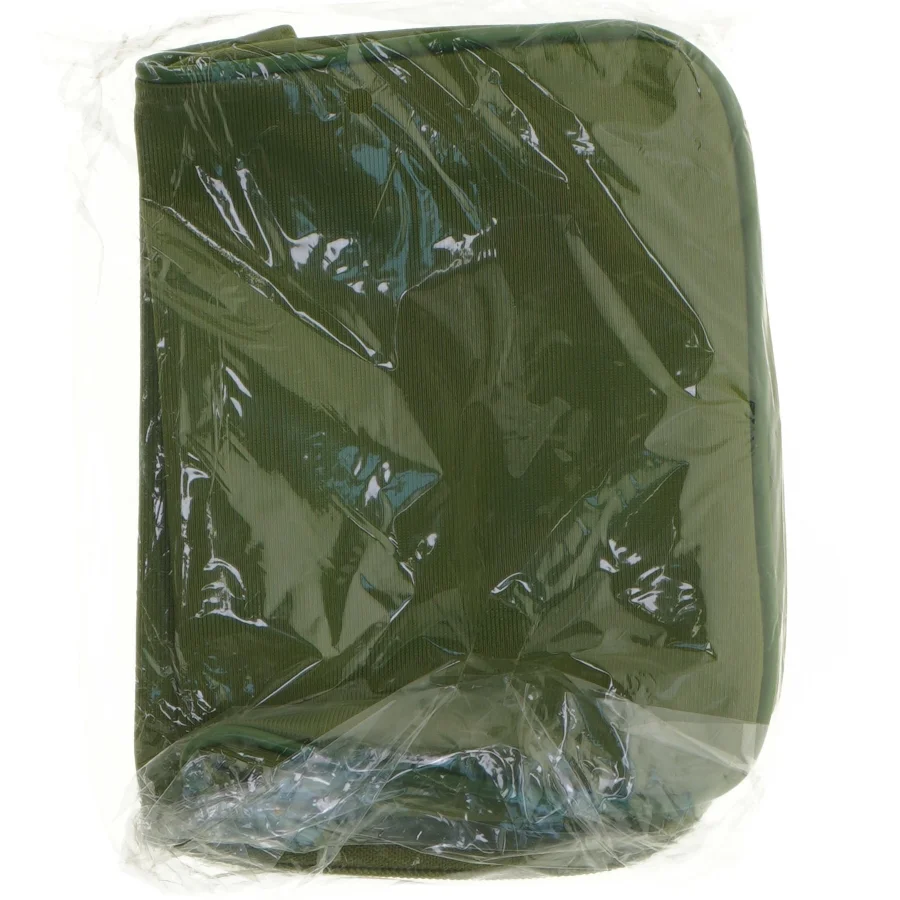 Grøn toilet taske (str. 19x15 cm)