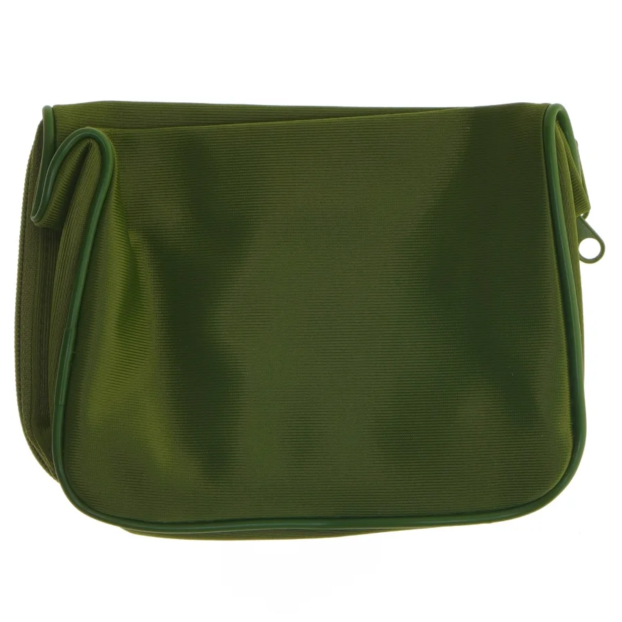 Grøn toilet taske (str. 19x15 cm)