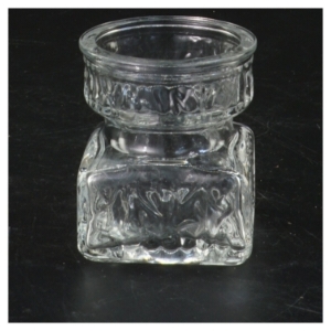 Glas lysestage (str. 6x5 cm)