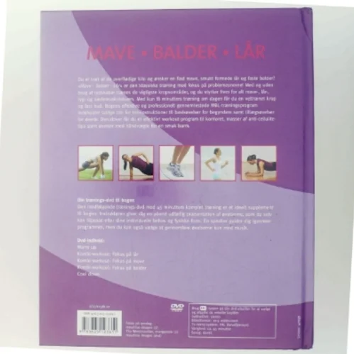 Mave balder lår. Effektiv fitnesstræning til hjemmet. (Bog)