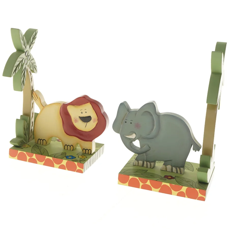 Bogstøtter med dyremotiv (str. 22x10,5x17 cm)