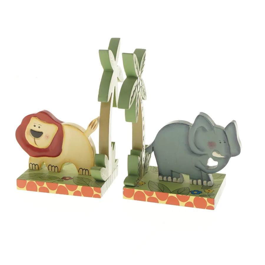 Bogstøtter med dyremotiv (str. 22x10,5x17 cm)