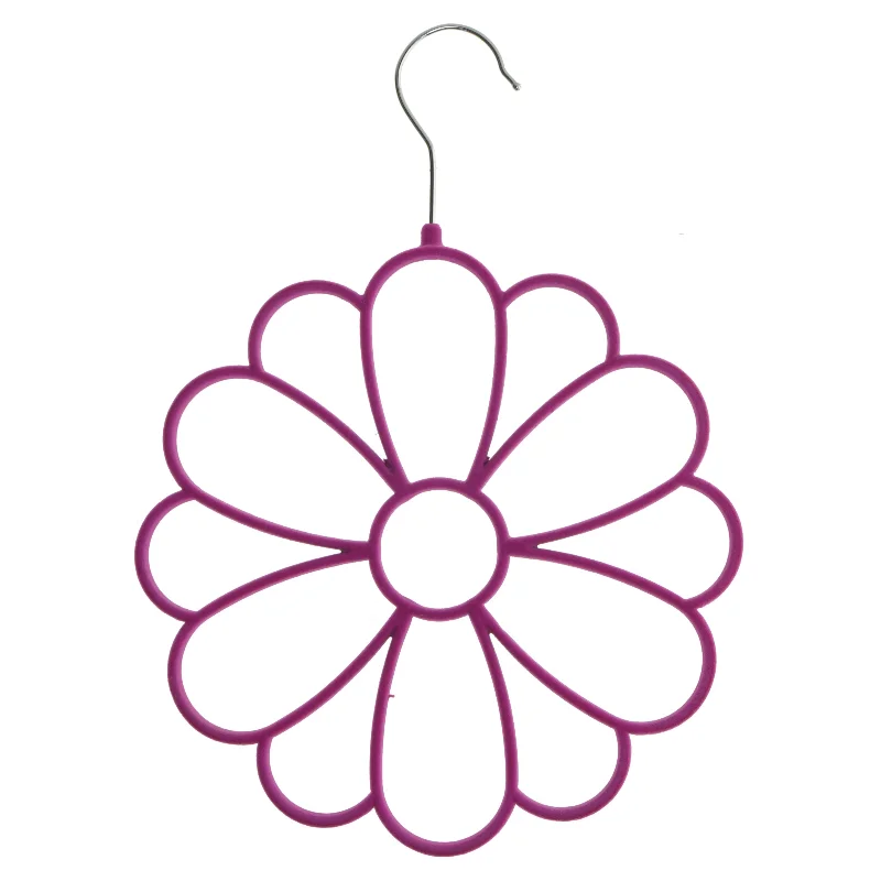 Blomsterformet bøjle til tørklæder (str. Ø 26 cm)