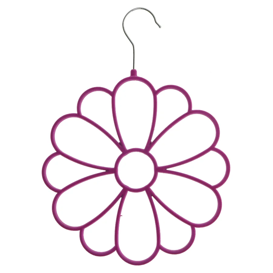 Blomsterformet bøjle til tørklæder (str. Ø 26 cm)