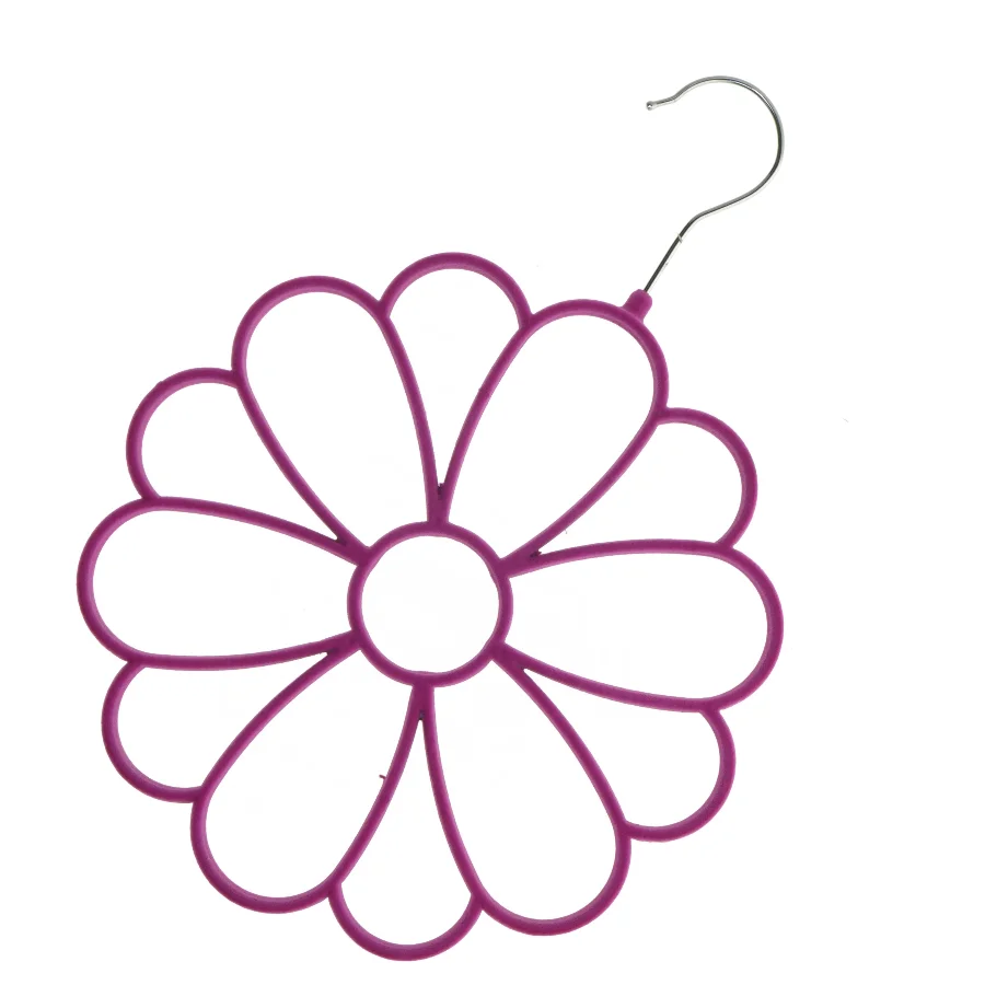 Blomsterformet bøjle til tørklæder (str. Ø 26 cm)
